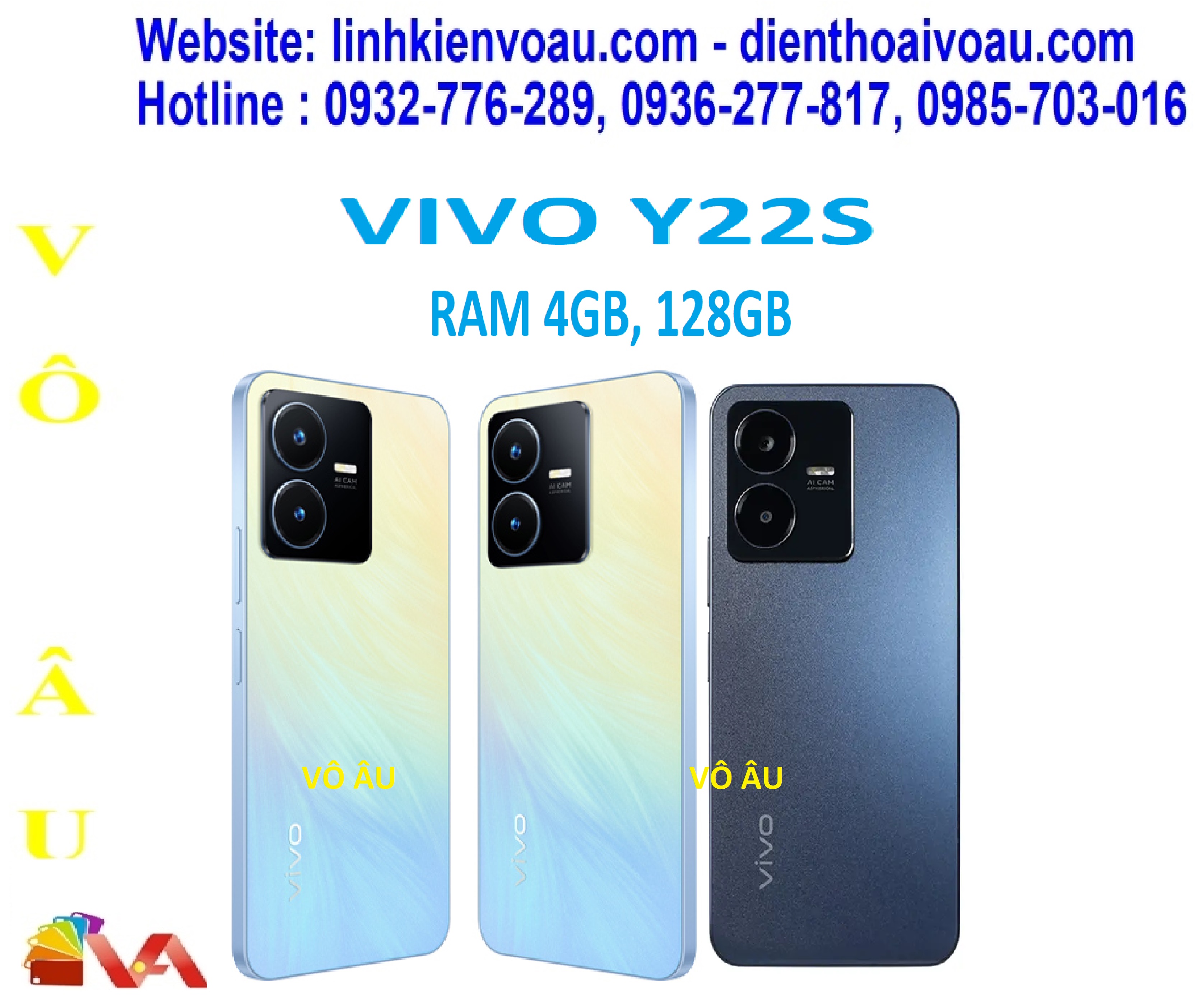 VIVO Y22S RAM 4GB, 128GB