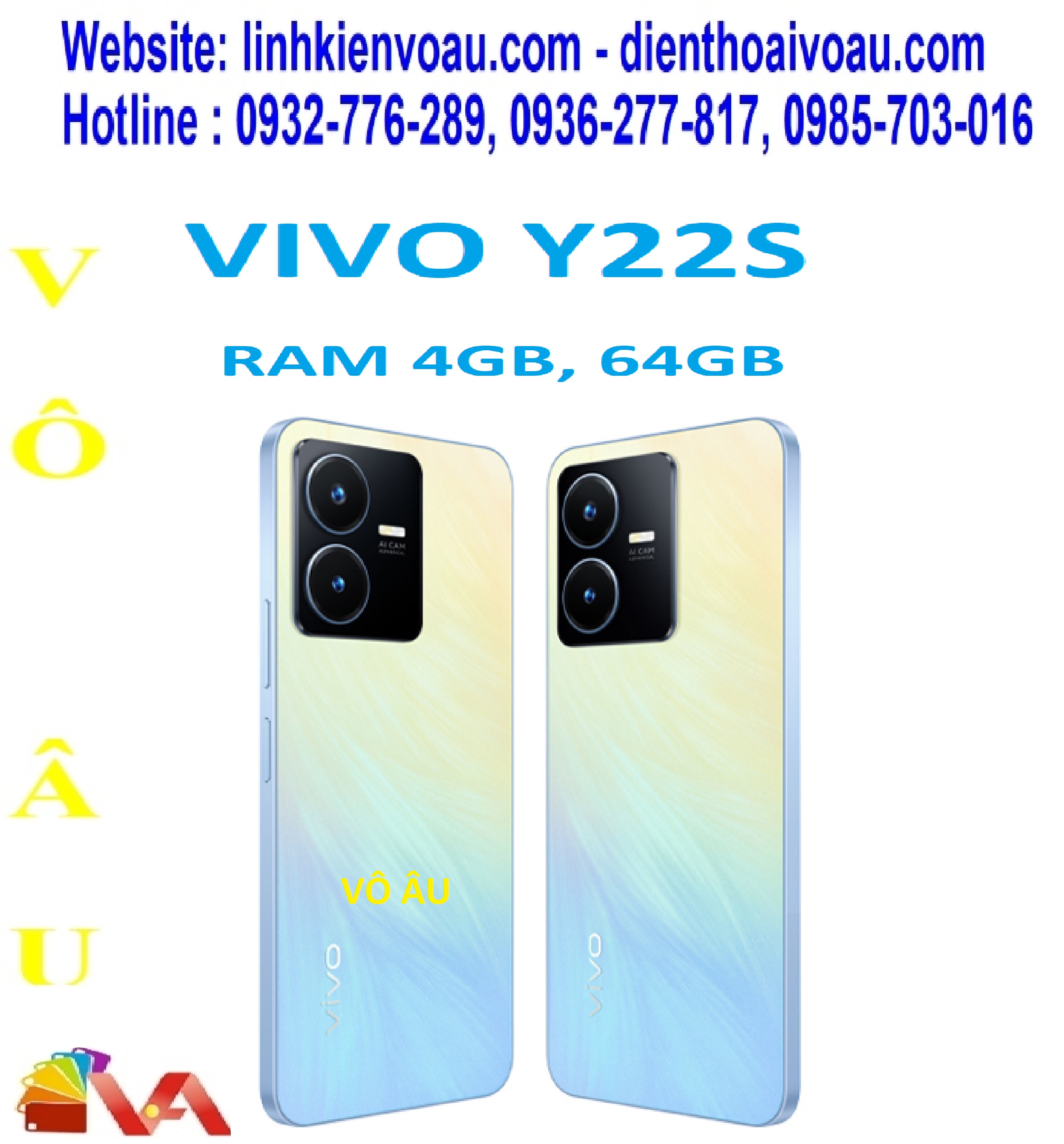 VIVO Y22S RAM 4GB, 64GB