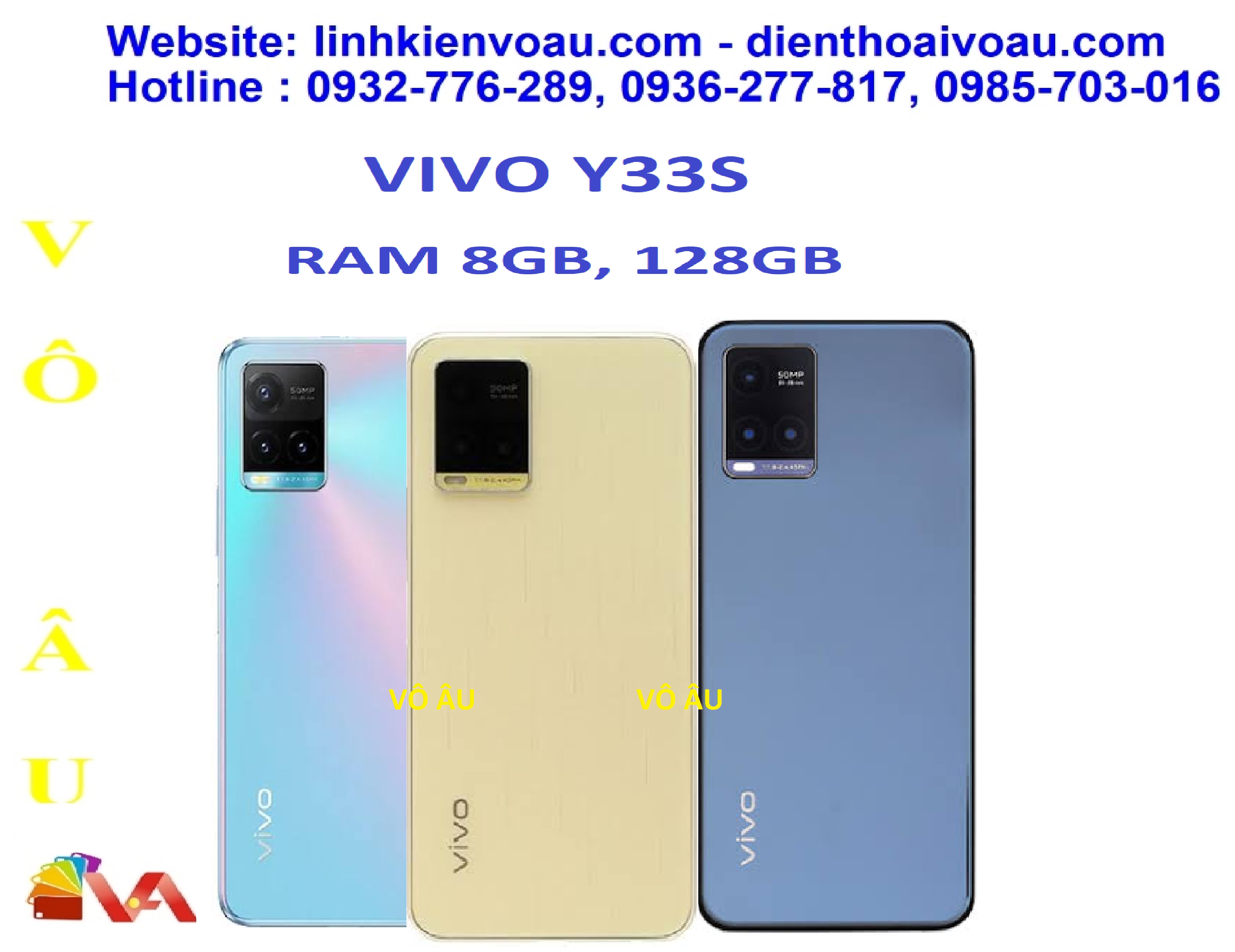VIVO Y33S RAM 8GB, 128GB