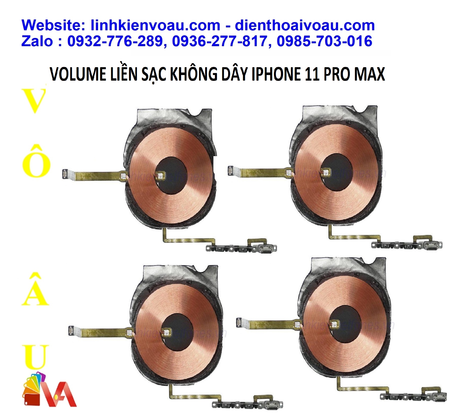 VOLUME ÂM LƯỢNG LIỀN SẠC KHÔNG DÂY IPHONE 11 PRO MAX ZIN MÁY
