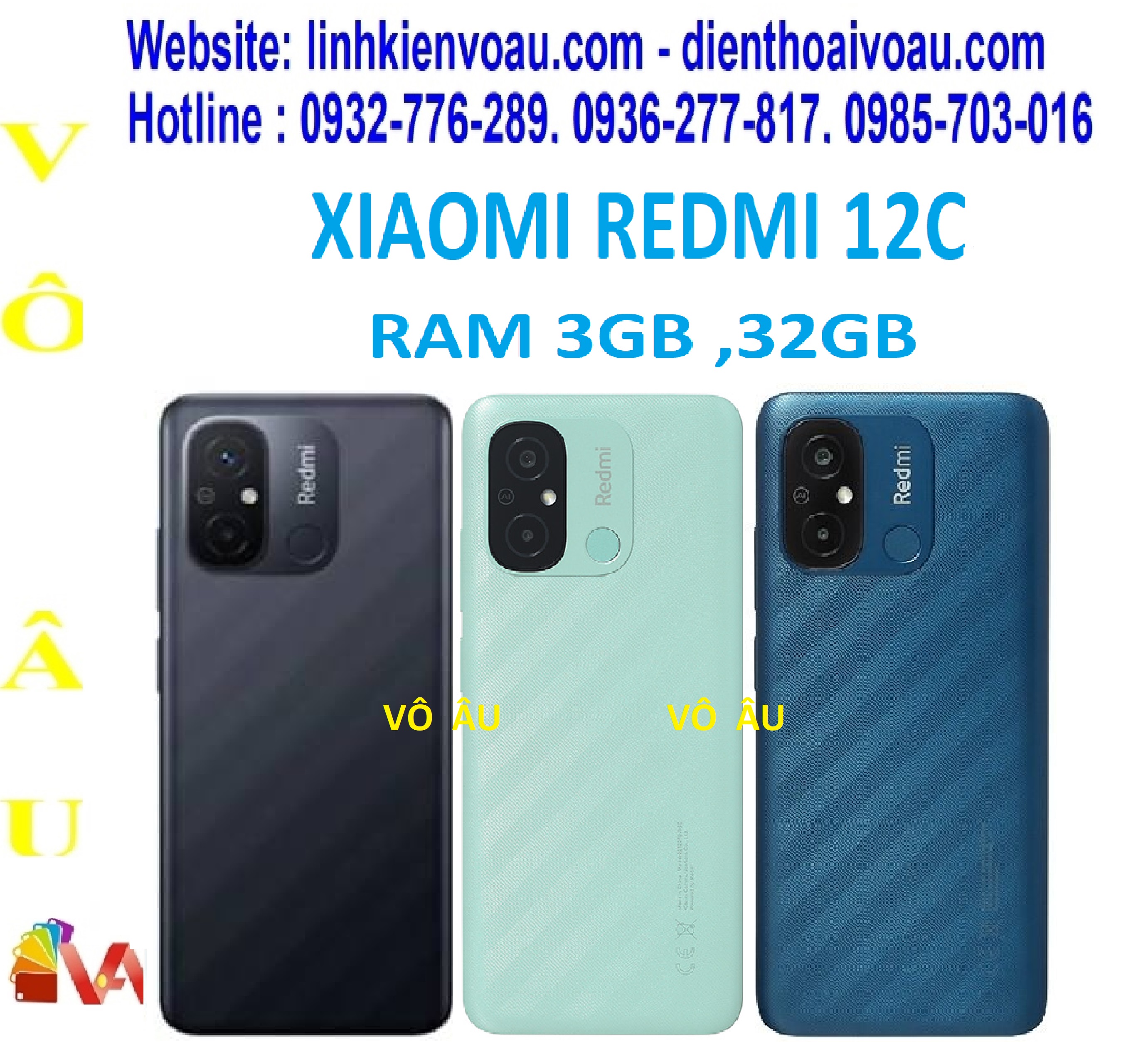 XIAOMI RDMI 12C RAM 3GB ,32GB