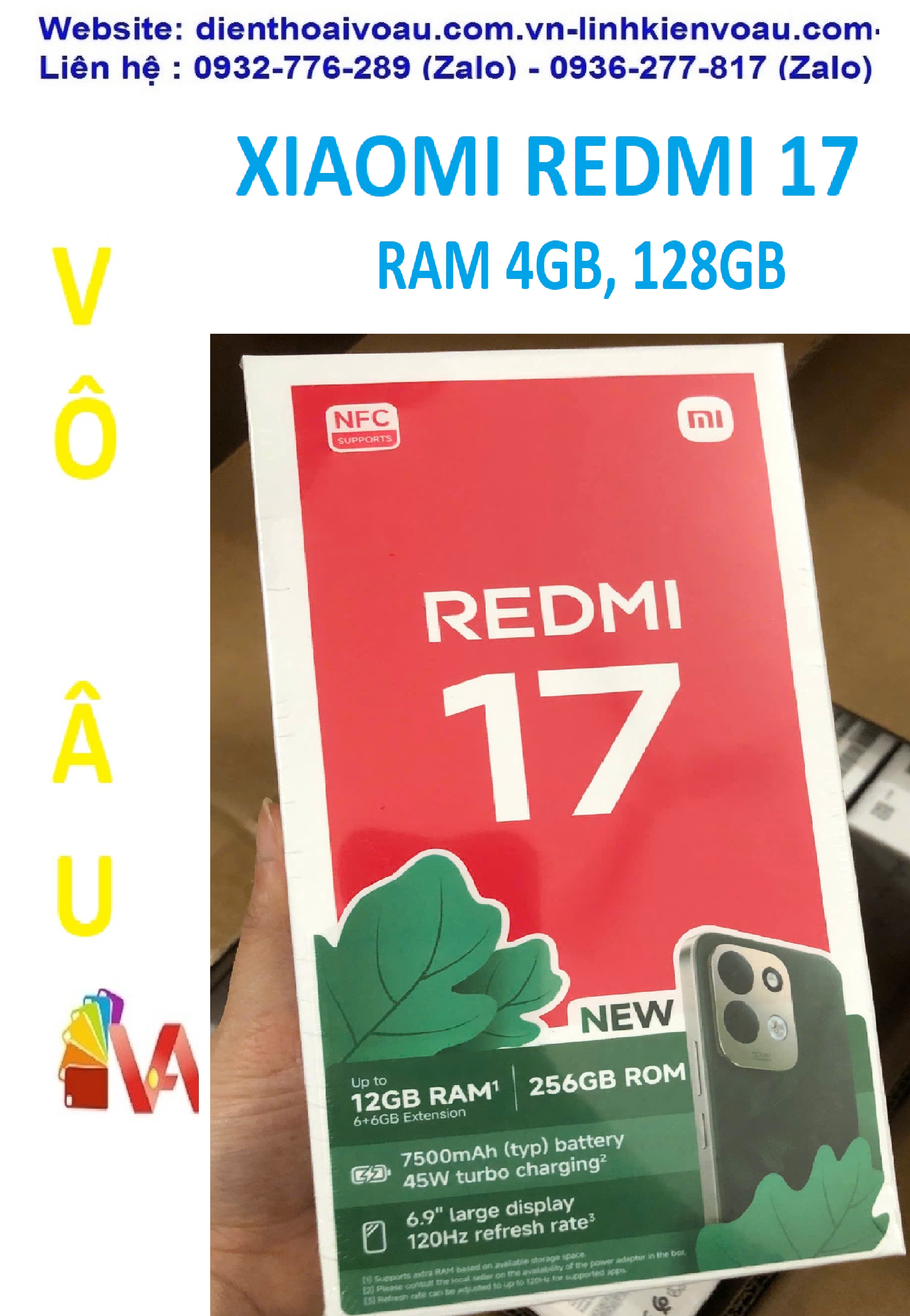 XIAOMI REDMI 17 4G RAM 4GB 128GB FULLBOX