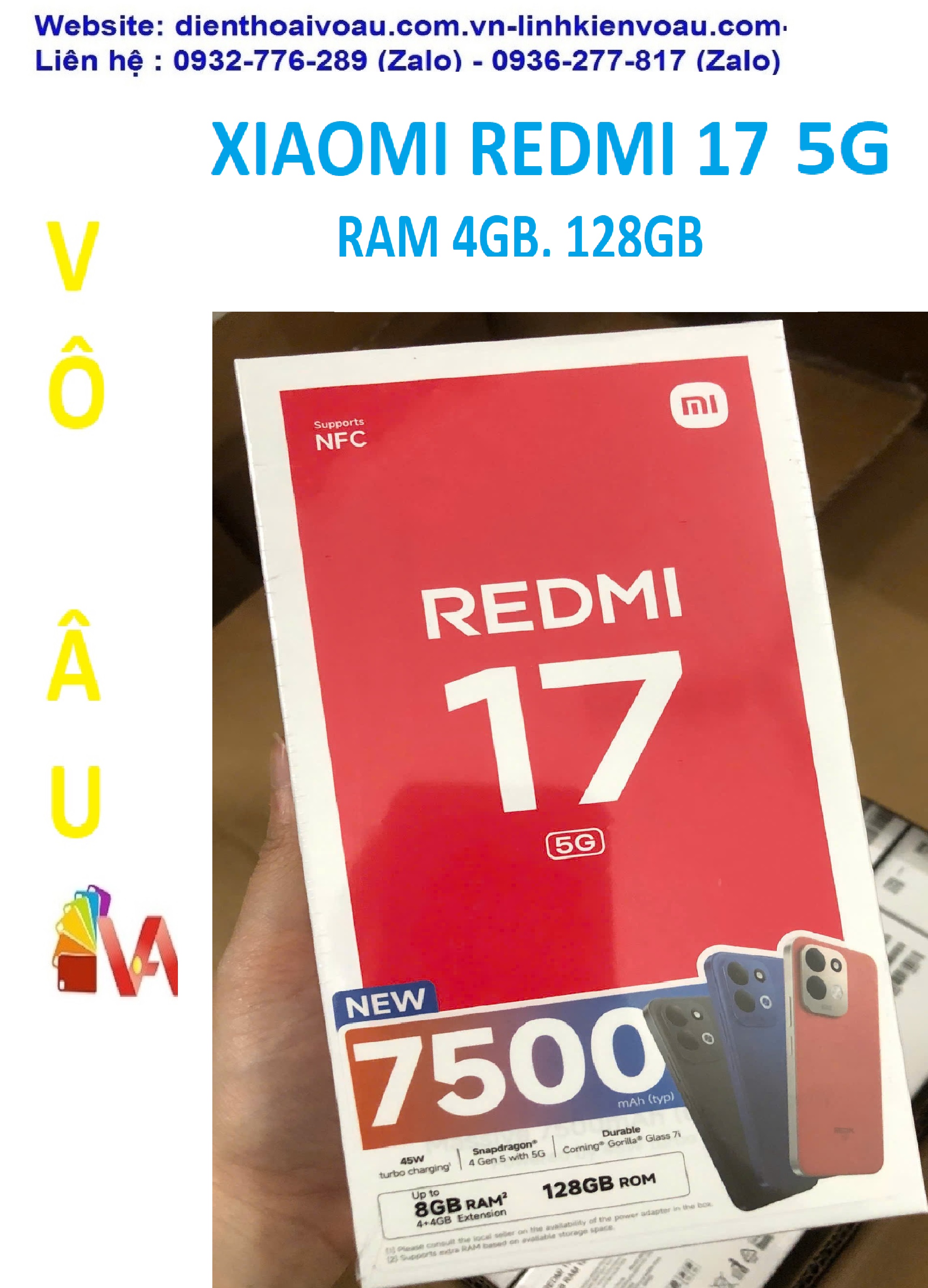 XIAOMI REDMI 17 5G RAM 4GB, 128GB FULL BOX