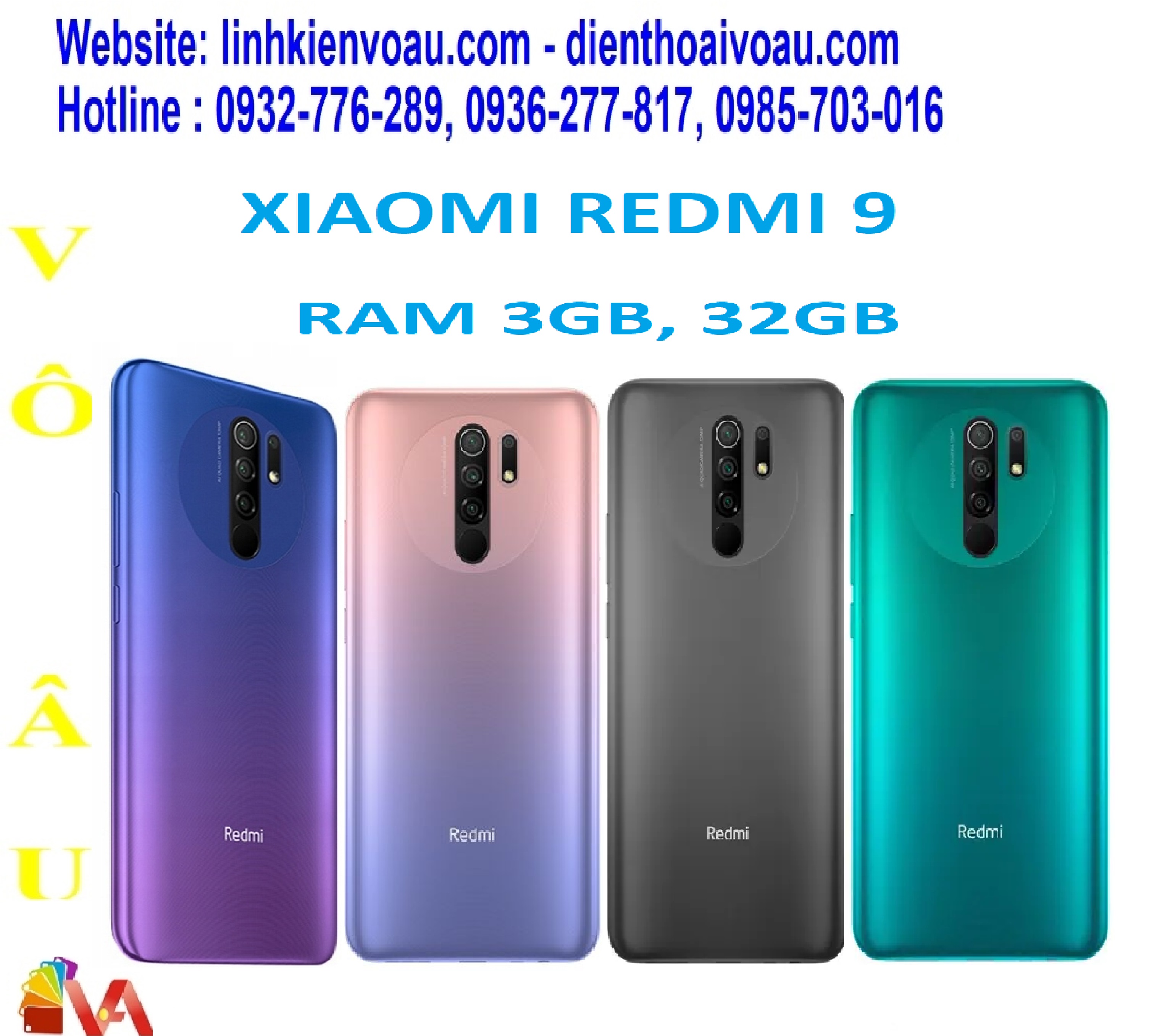 XIAOMI REDMI 9 RAM 3GB, 32GB