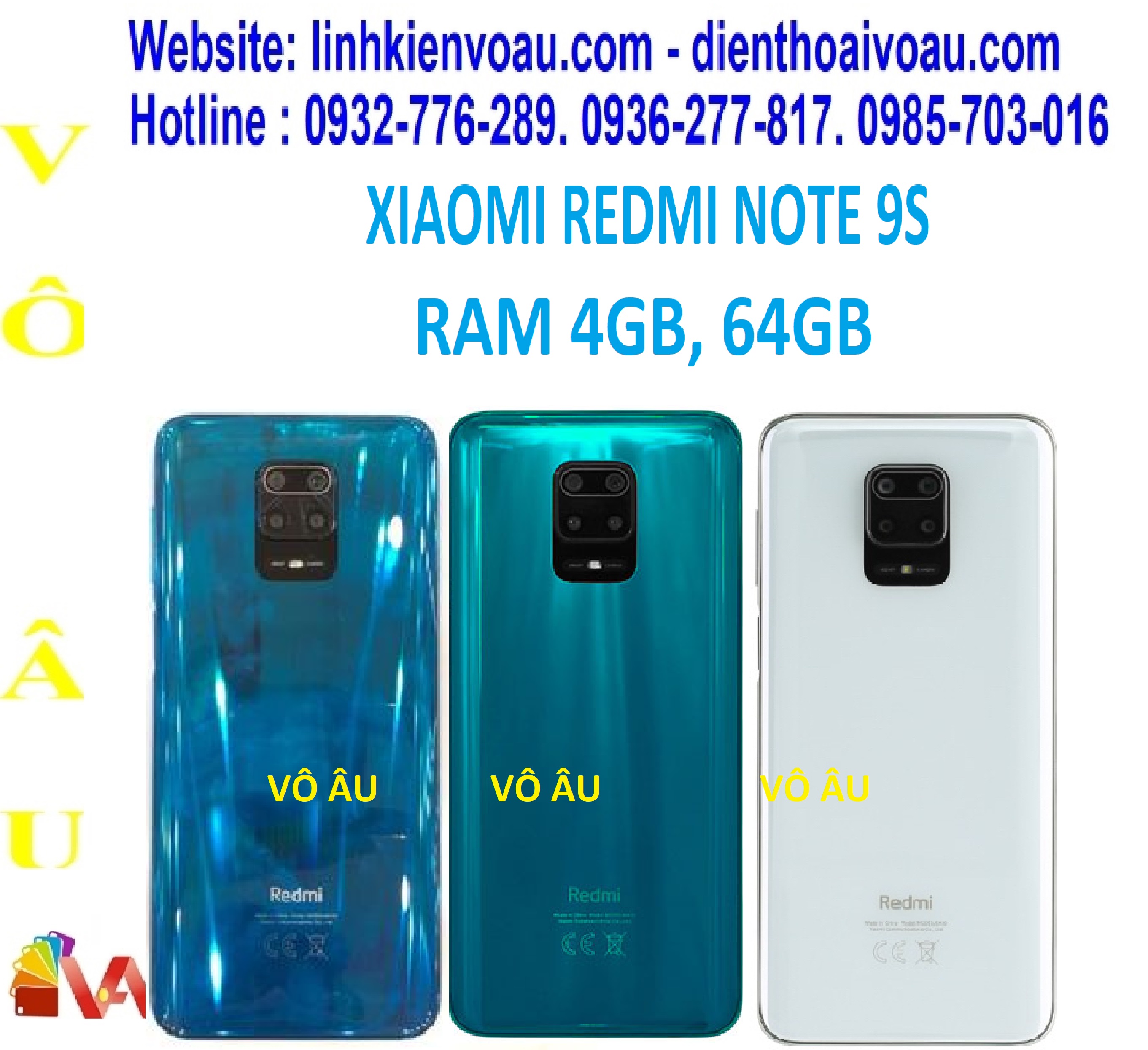 XIAOMI REDMI NOTE 9S RAM 4GB, 64GB