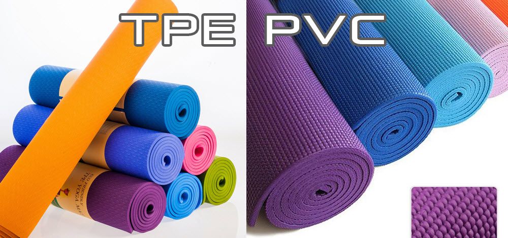 Phân loại Thảm tập Yoga: thảm tập PVC, TPE và PU