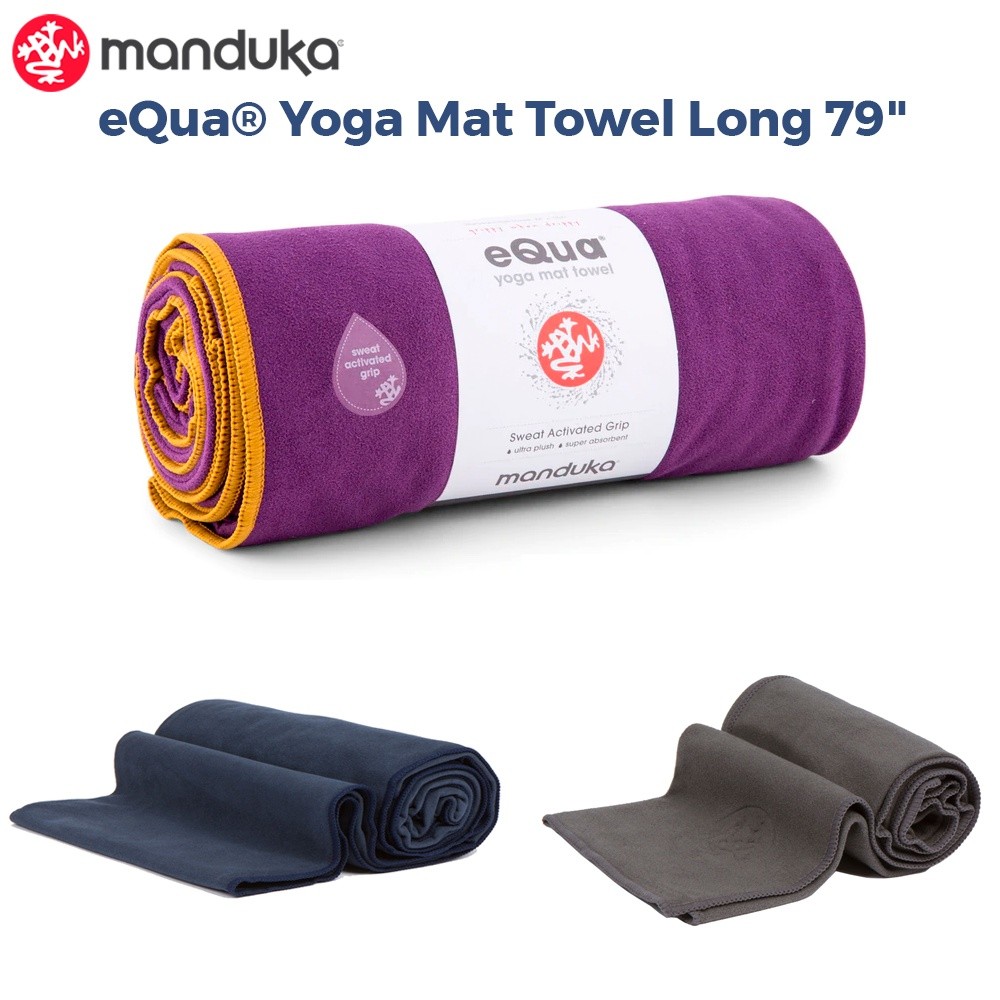 Manduka Manduka eQua Yoga Towel - 183 cm - Matcha - Green