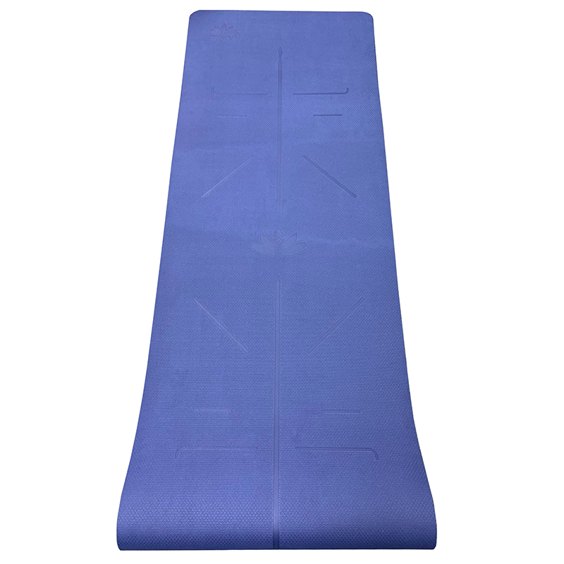 Thảm tập Yoga định tuyến Zera TPE 2 lớp 6mm