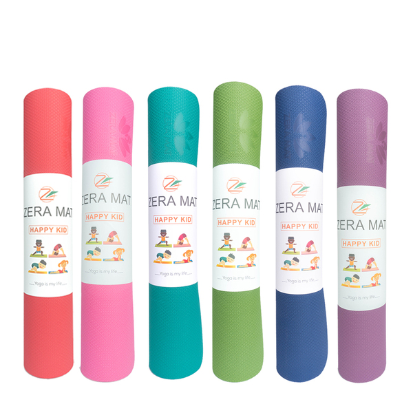 Thảm tập yoga trẻ em Happy Kid Zera TPE 1 lớp 6mm