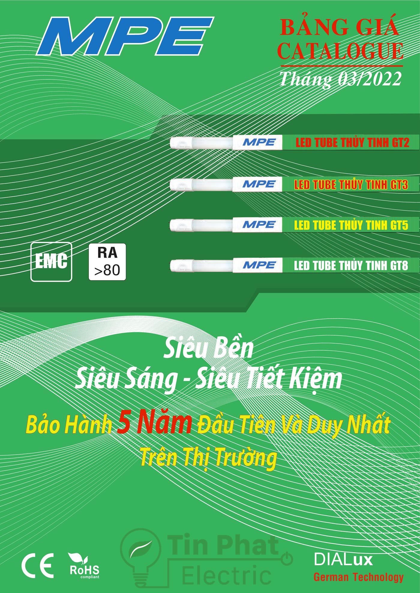 MPE CATALOGUE BẢNG GIÁ MPE 2022 (DOWNLOAD)