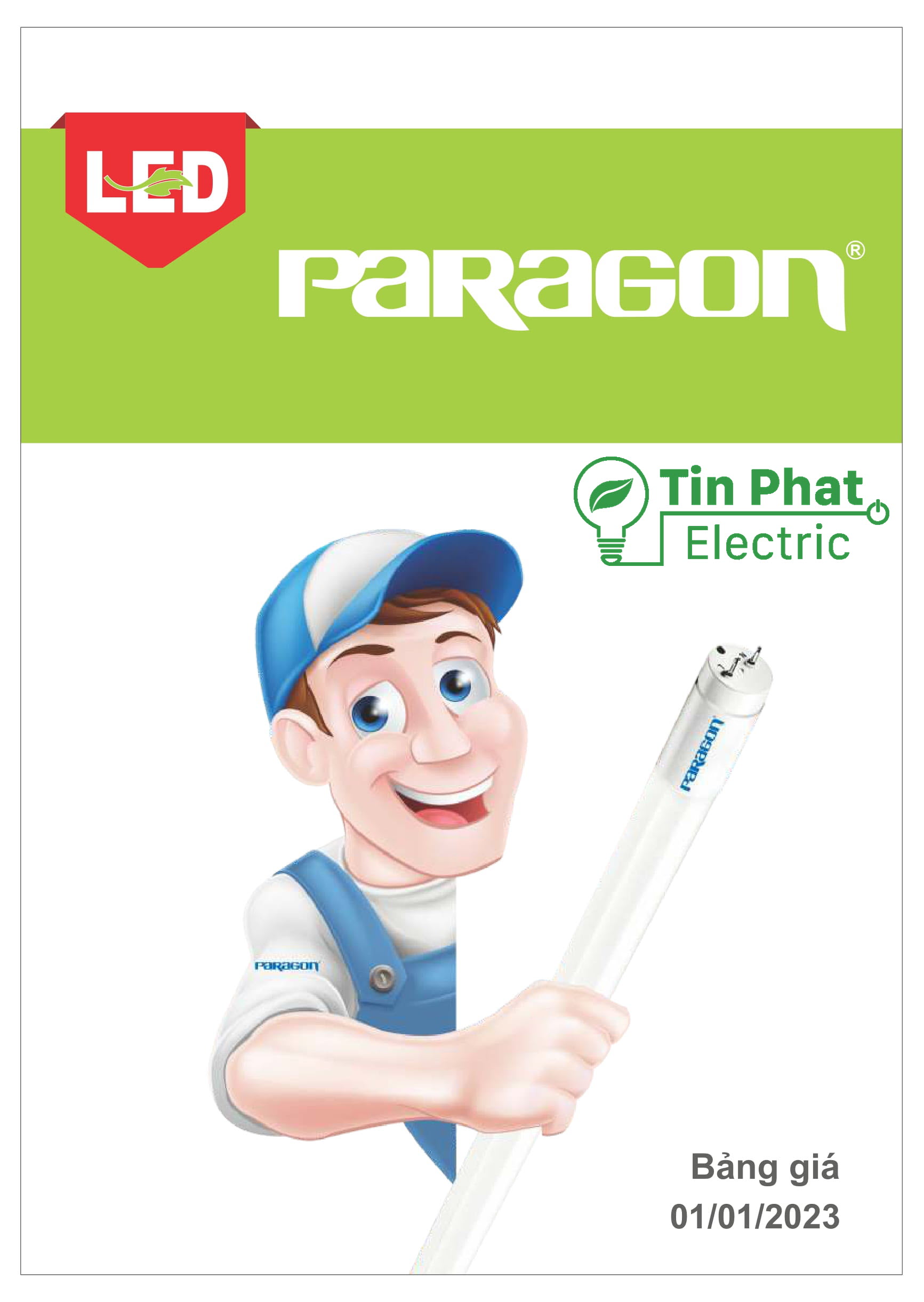 Download Catalogue Bảng giá Đèn Led PARAGON 2023