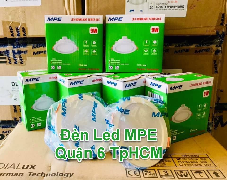 Đại lý phân phối đèn led MPE Quận 6 Tp.HCM – Bảng giá Thiết bị điện MPE chính hãng