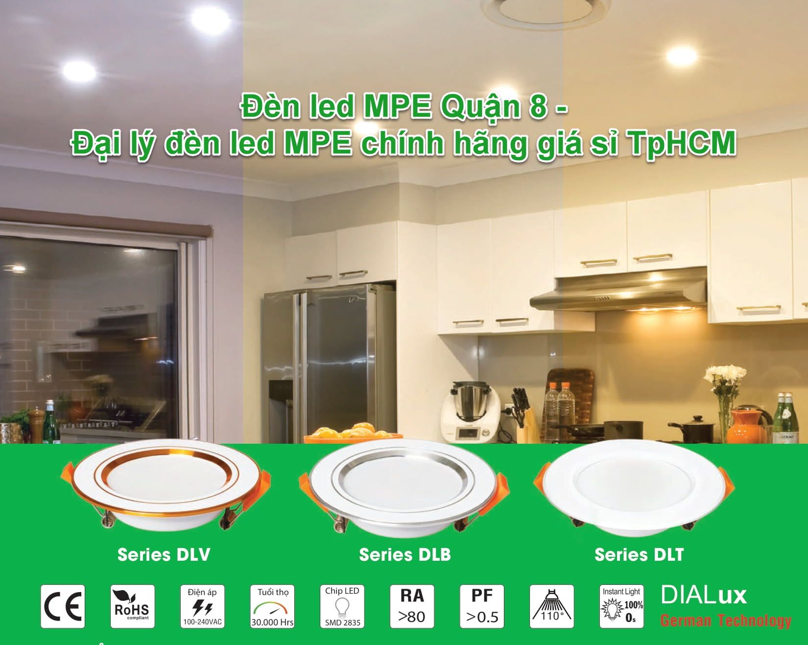 Đèn led MPE Quận 8 - Đại lý đèn led MPE chính hãng giá sỉ TpHCM