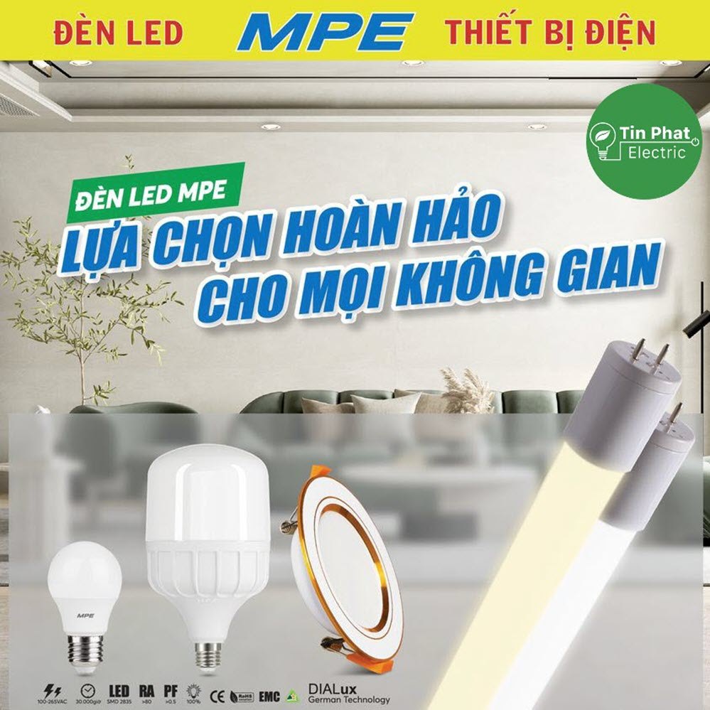 Chuyên phân phối Đèn led thiết bị điện MPE chính hãng, giá tốt nhất Quận Gò Vấp Tp.HCM