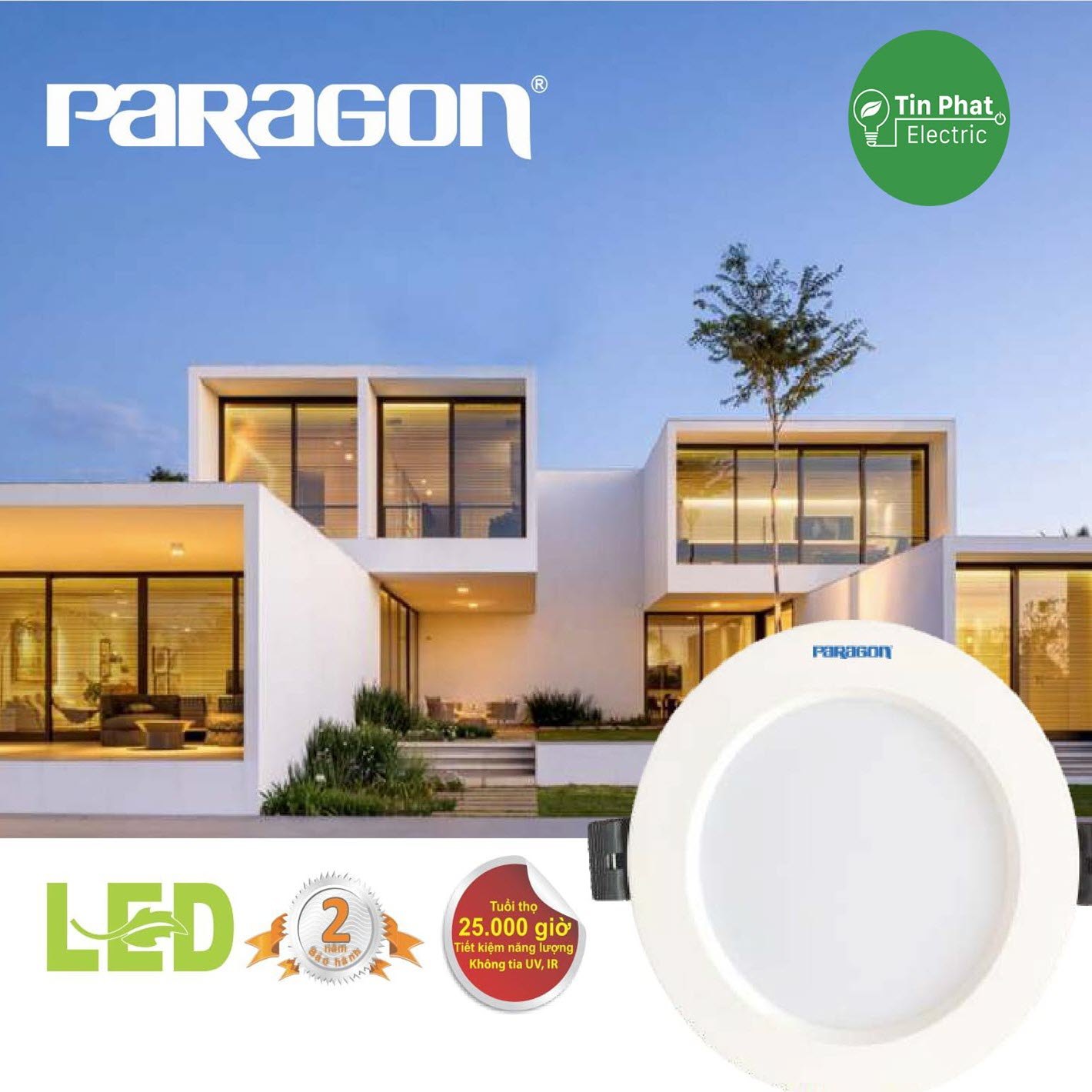 Đèn led Paragon - Đại lý Đèn Led Paragon chính hãng, giá tốt nhất Tp.HCM