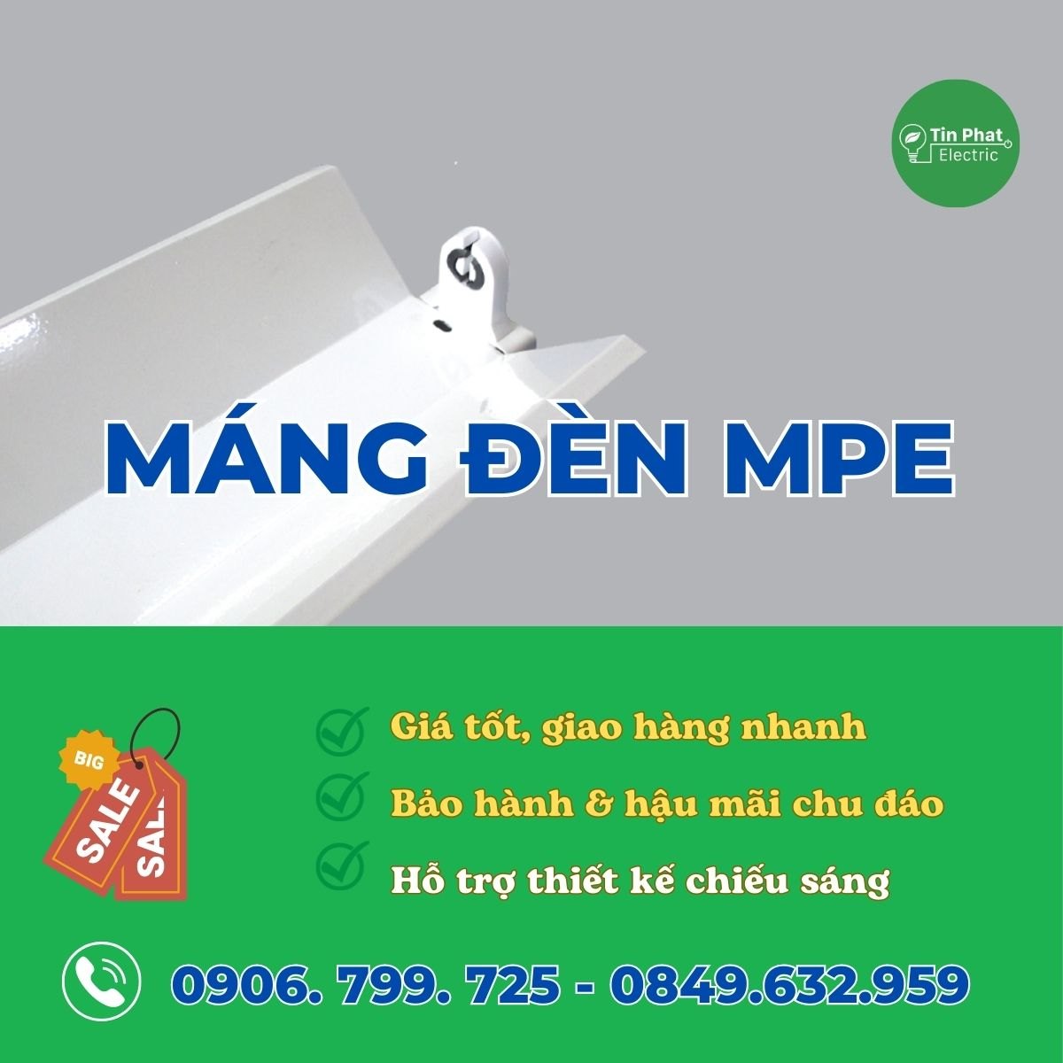 Máng đèn Led MPE - Bảng giá MPE 2023