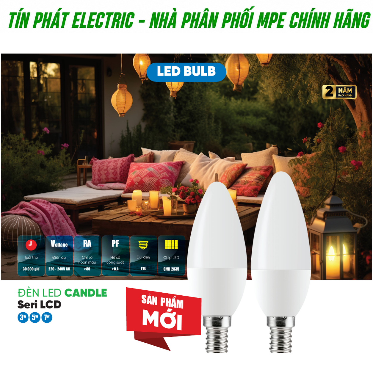 Bảng giá LED Bulb MPE Series LCD – Báo giá sỉ theo số lượng và tổng đơn hàng