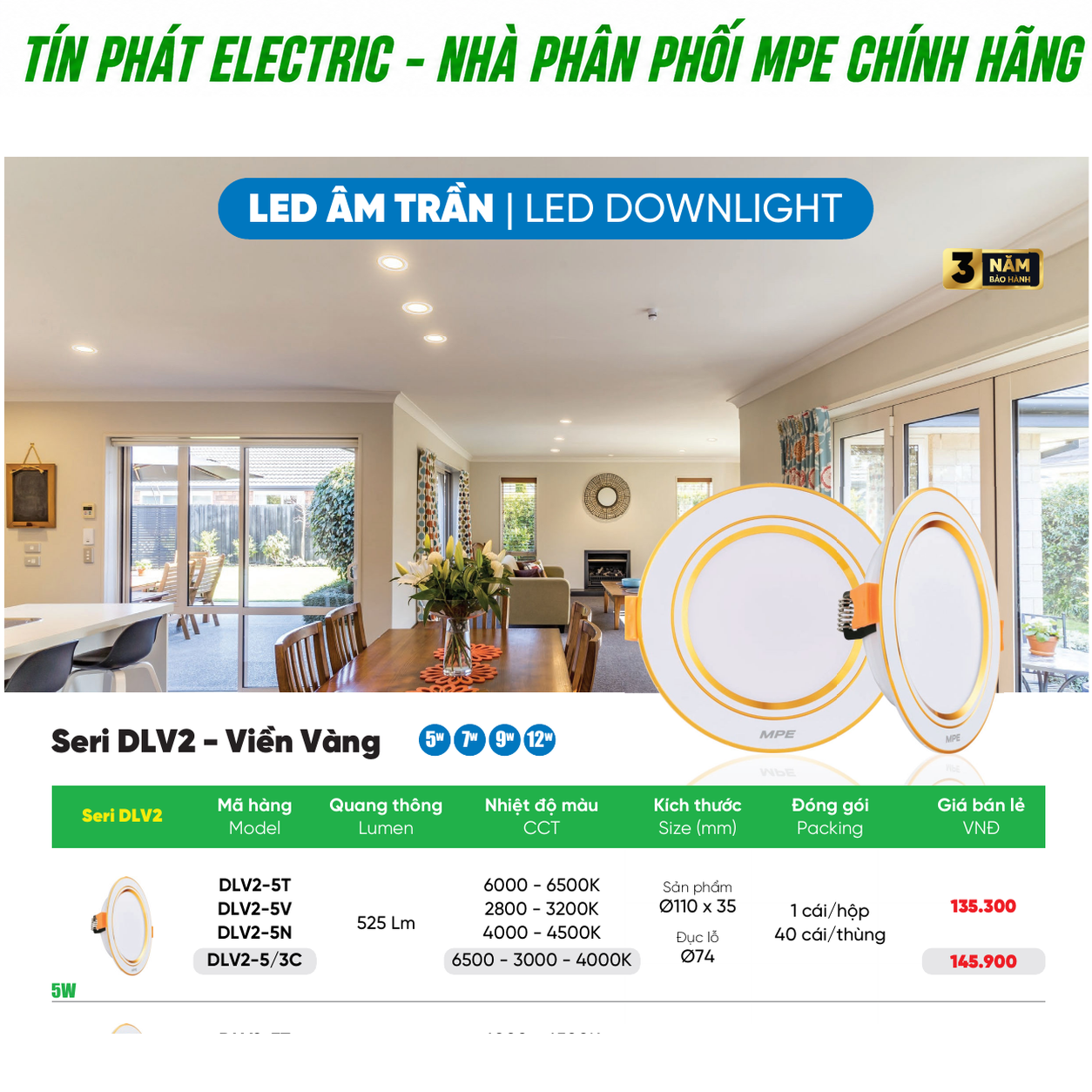 Bảng giá MPE Series DLV2 – Tham khảo CK35% và nhận báo giá tốt hơn theo đơn hàng