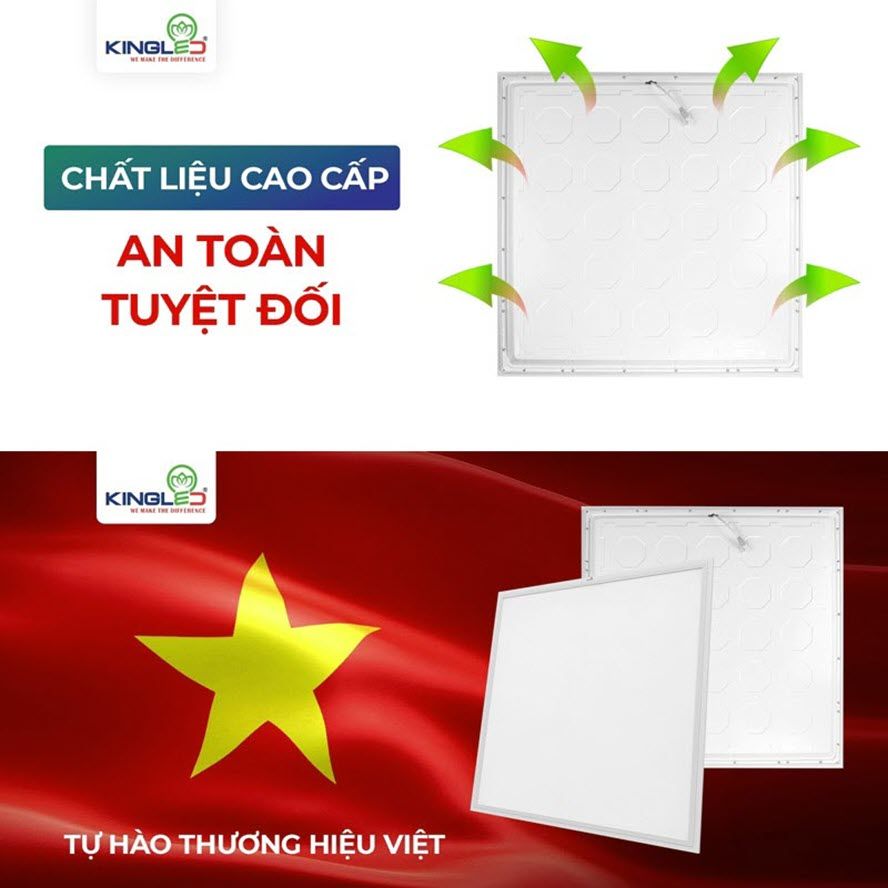 ĐÈN PANEL SIÊU MỎNG 40W, 60x60cm KingLed SPL-40-6060