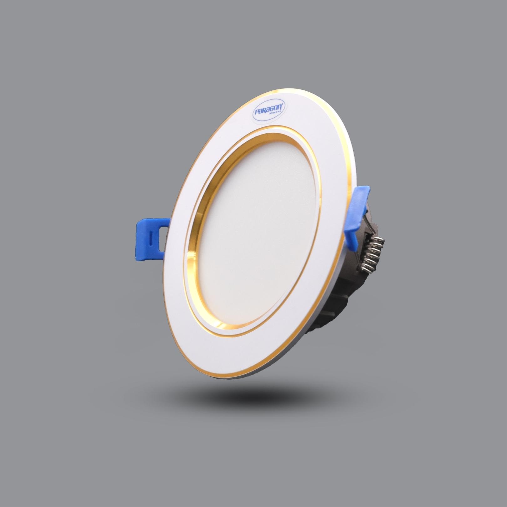 ĐÈN LED DOWNLIGHT VIỀN VÀNG 12W ÂM TRẦN ĐỔI 3 MÀU RRDE118L12/CCT