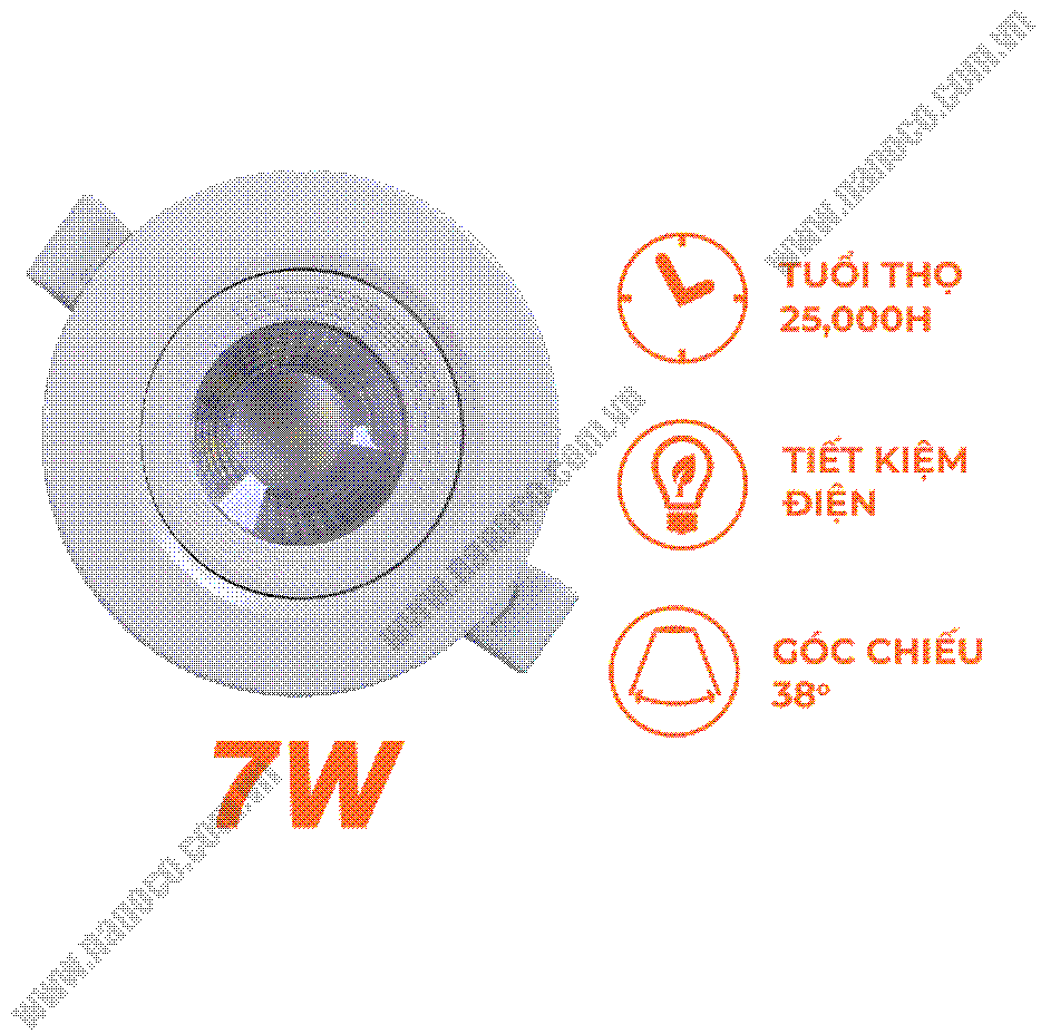Đèn Downlight chỉnh góc Nanoco ( NADL076 )