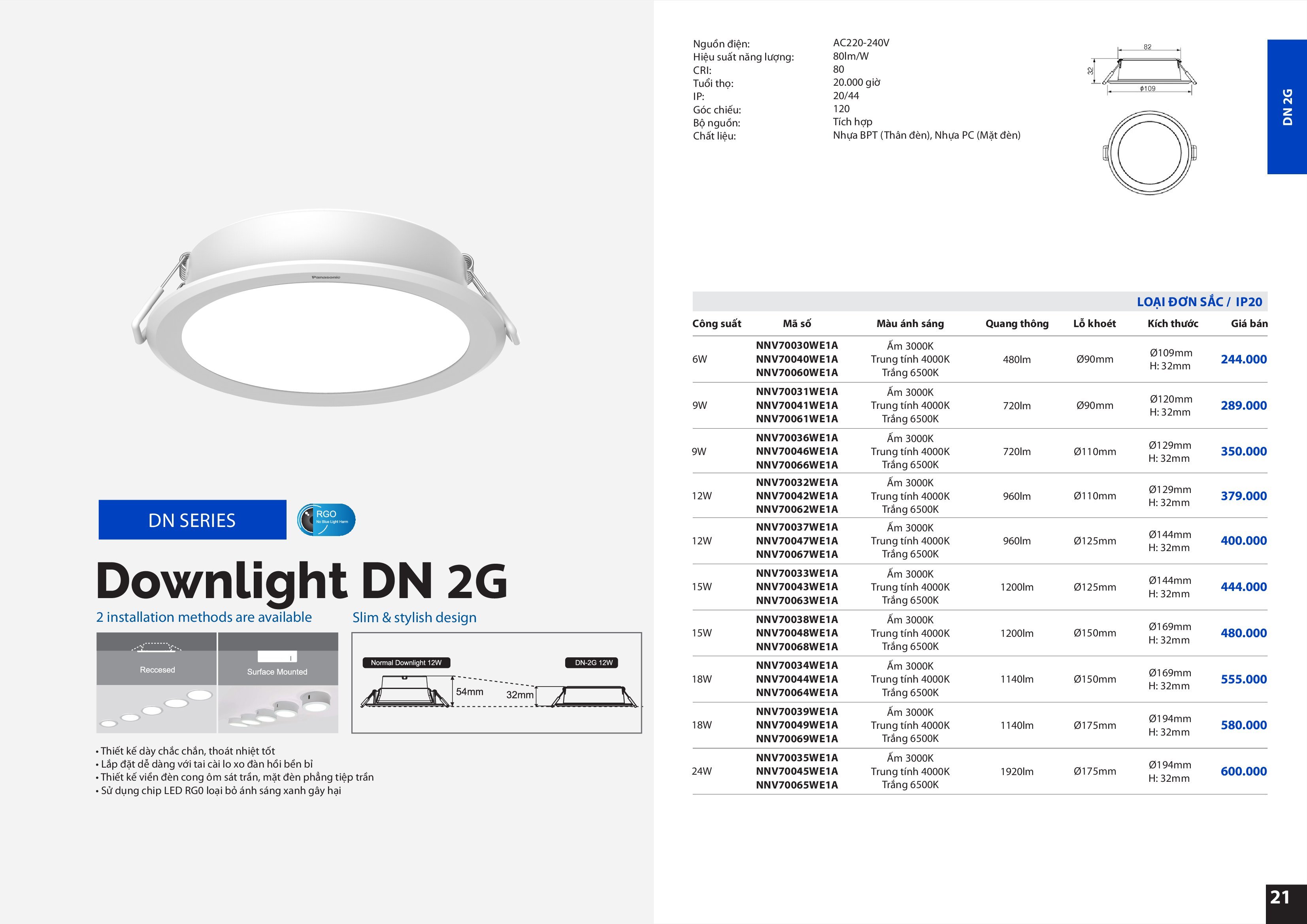 Panasonic Lighting Catalogue - 2022