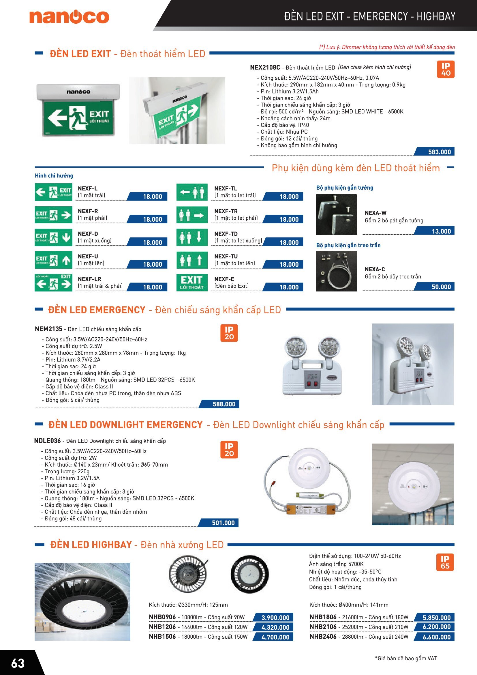 Đèn Led Slim Downlight siêu mỏng ( CATALOGUE )