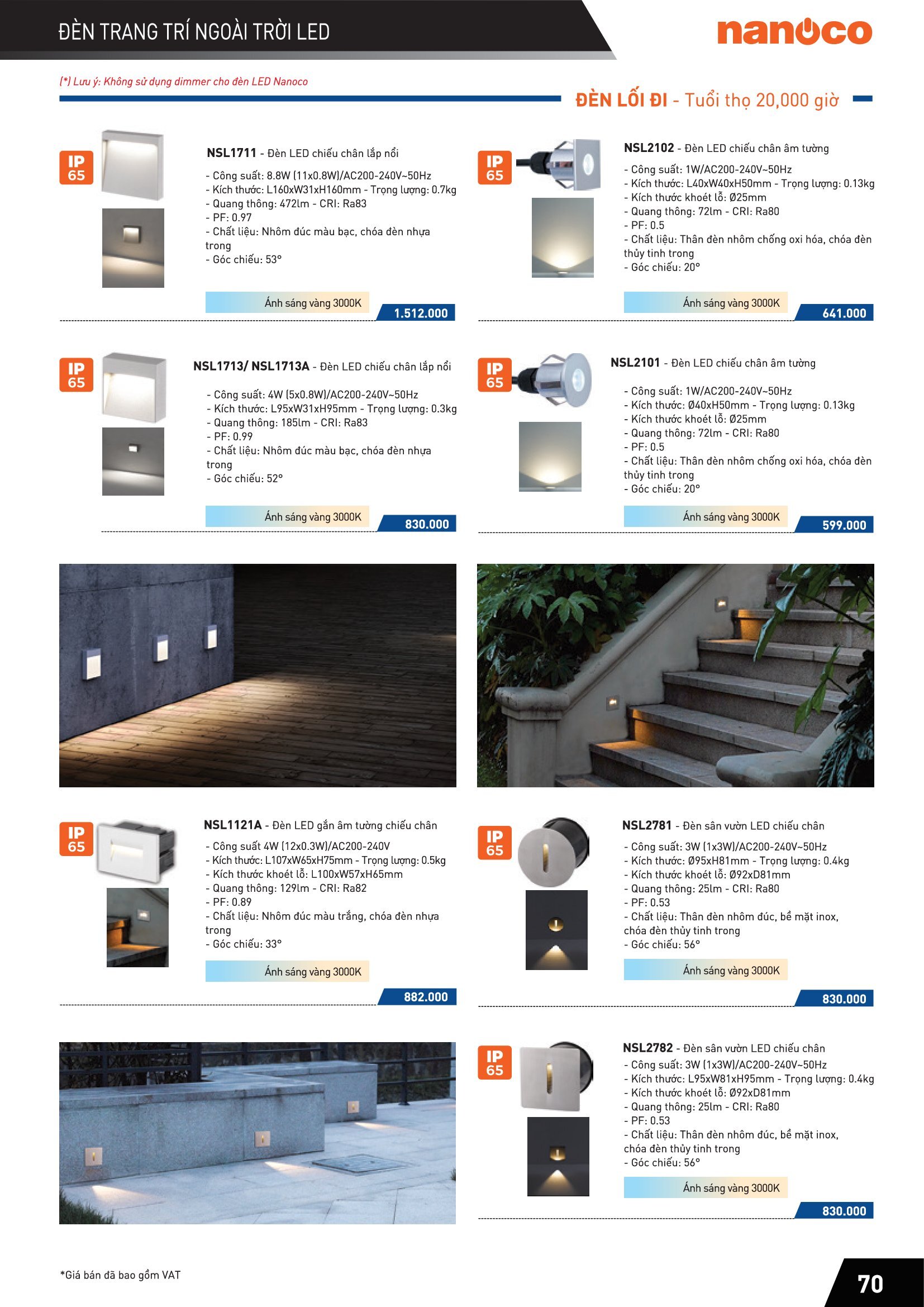 Đèn Led Slim Downlight siêu mỏng ( CATALOGUE )