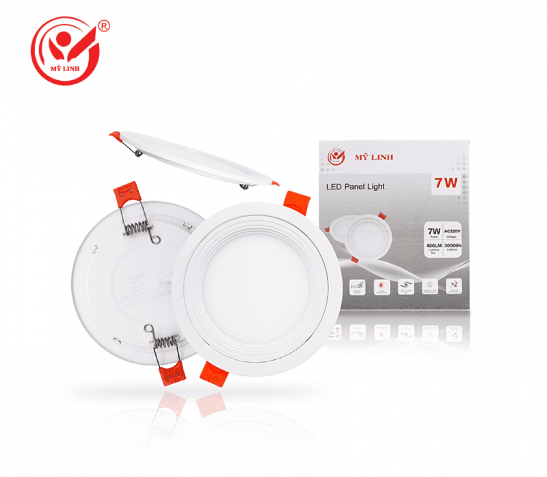 ĐÈN LED ÂM TRẦN SIÊU MỎNG 7W MỸ LINH