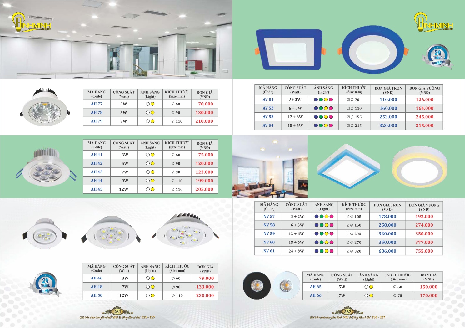 131 - BÌNH MINH LIGHTING CATALOGUE 2023