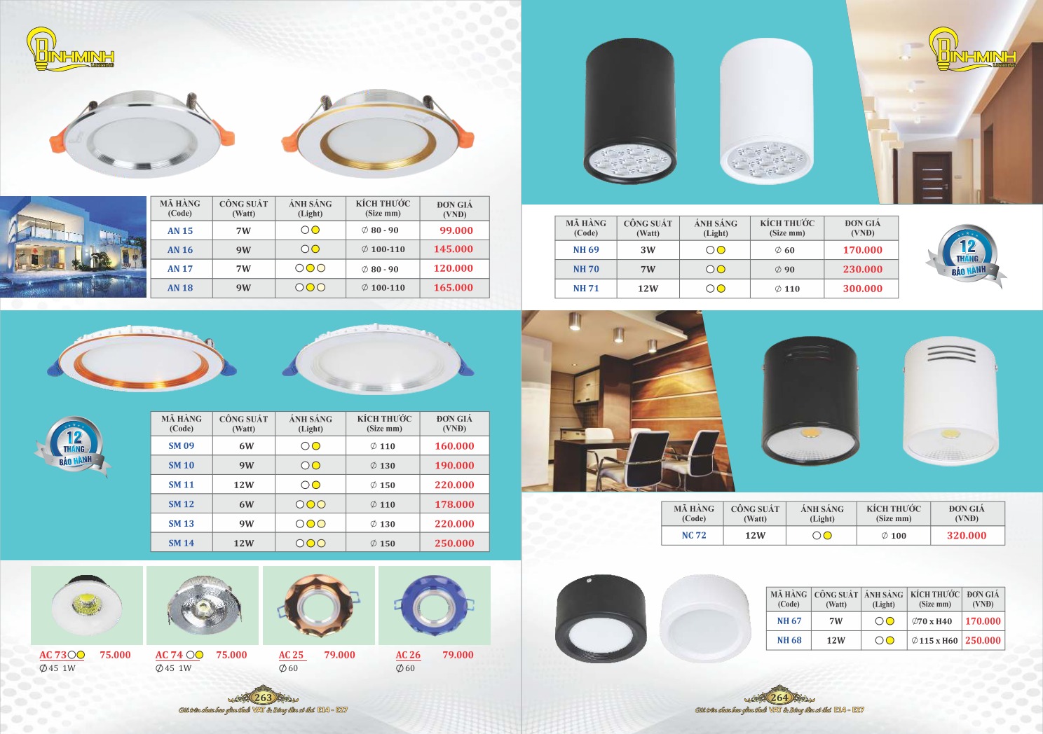 132 - BÌNH MINH LIGHTING CATALOGUE 2023