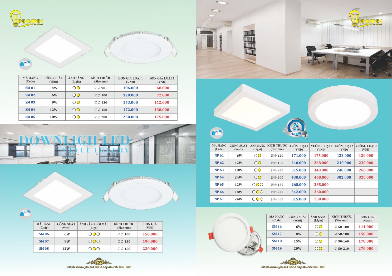 129 - BÌNH MINH LIGHTING CATALOGUE 2023