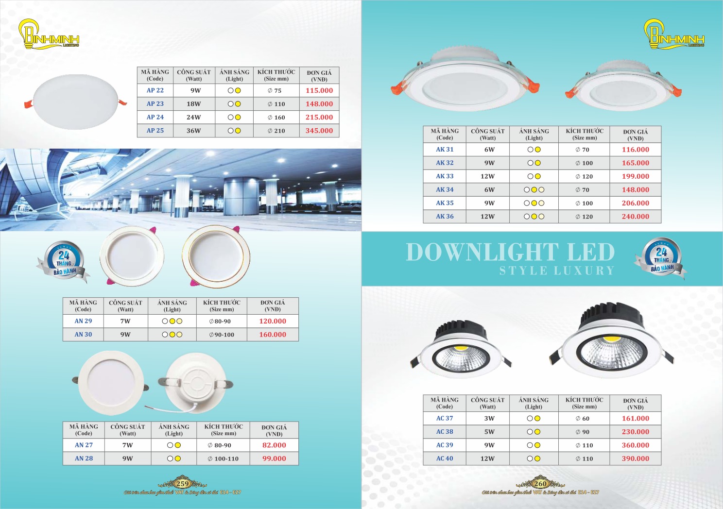 130 - BÌNH MINH LIGHTING CATALOGUE 2023