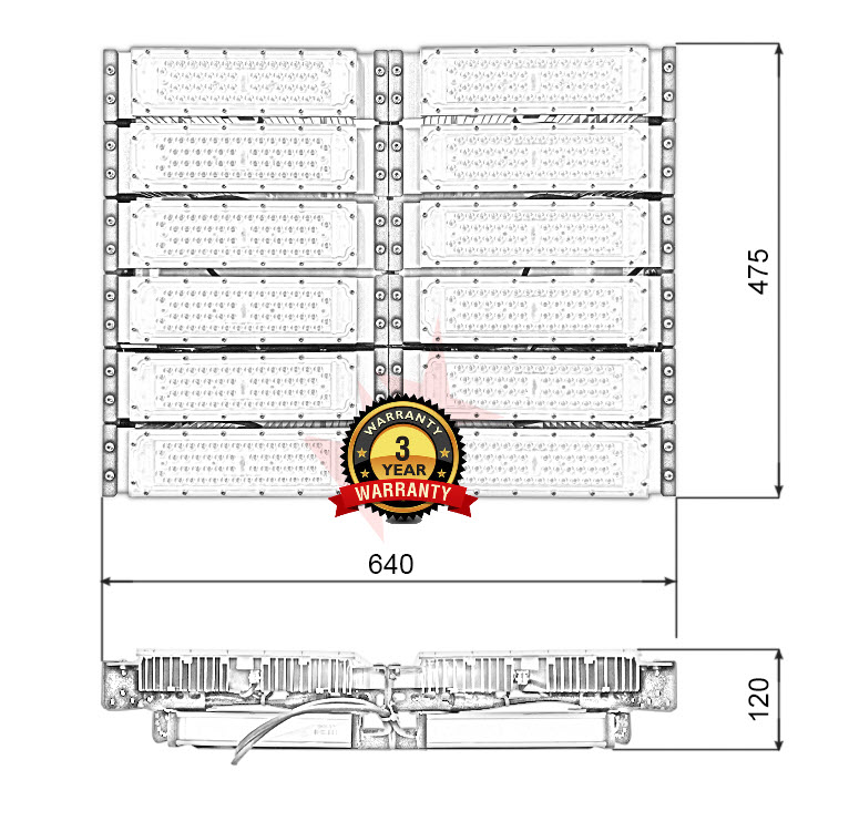 ĐÈN LED PHA MODULE 600W -PHILIPS OEM