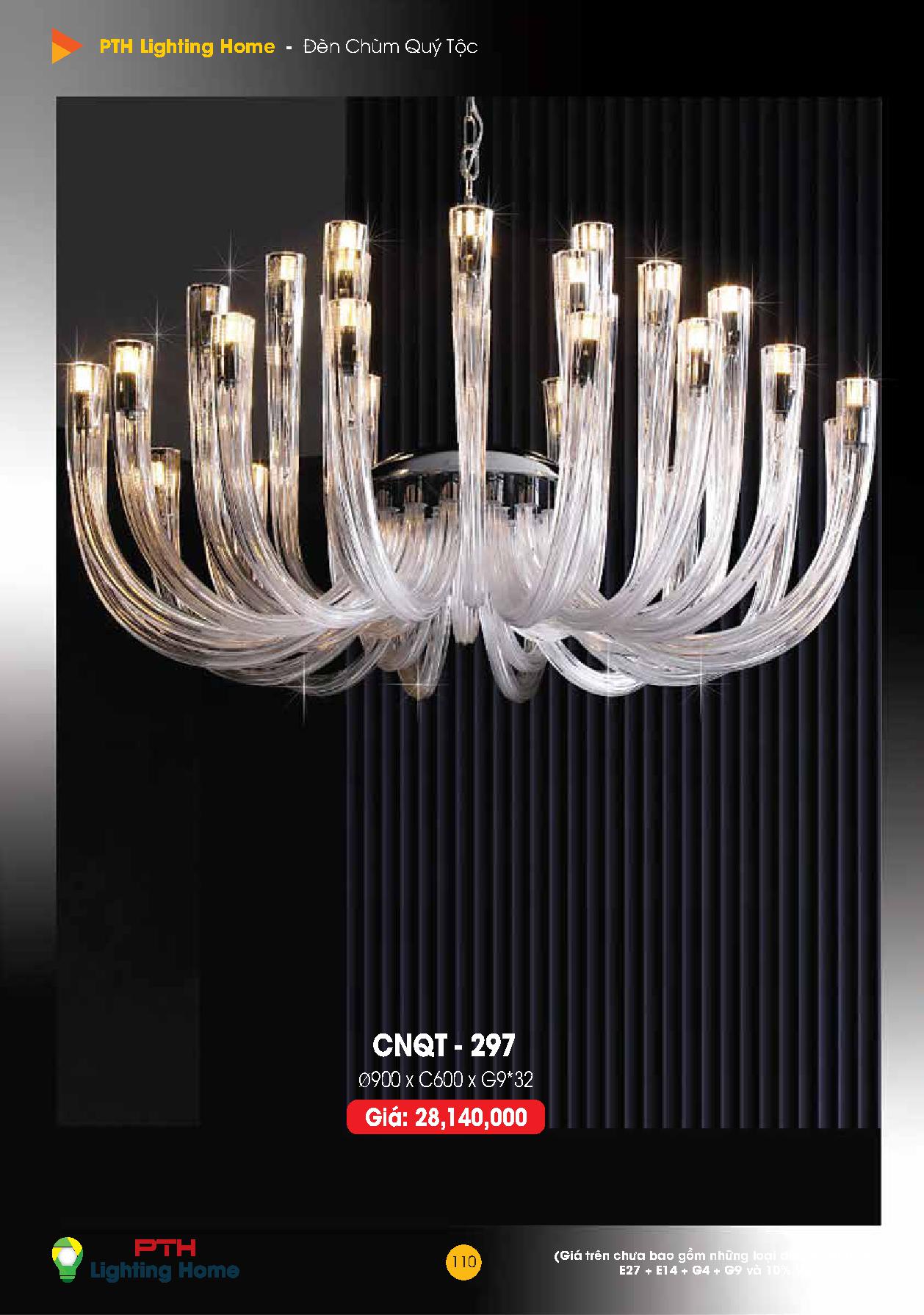 110 - Đèn chùm quý tộc Lighting Home Catalogue 2023