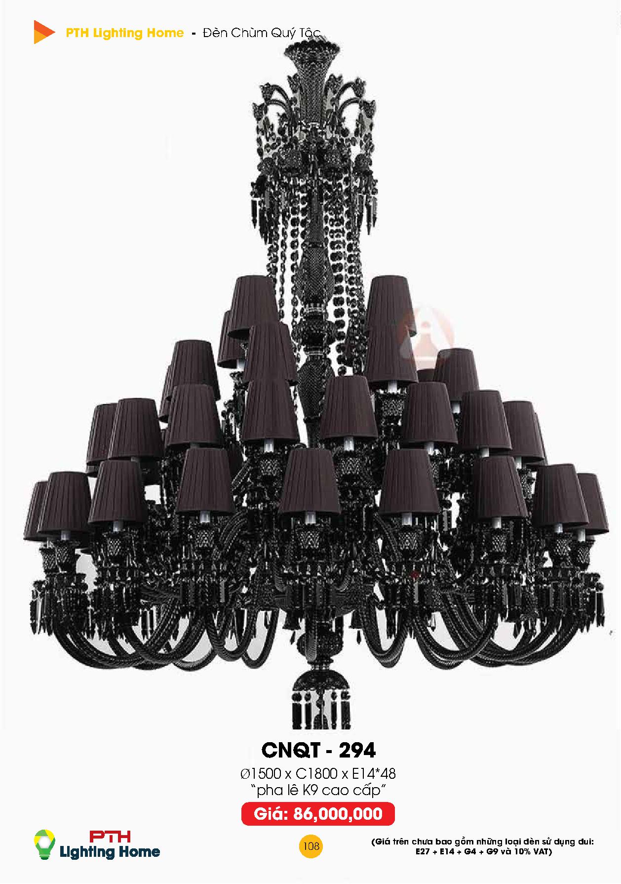 108 - Đèn chùm quý tộc Lighting Home Catalogue 2023