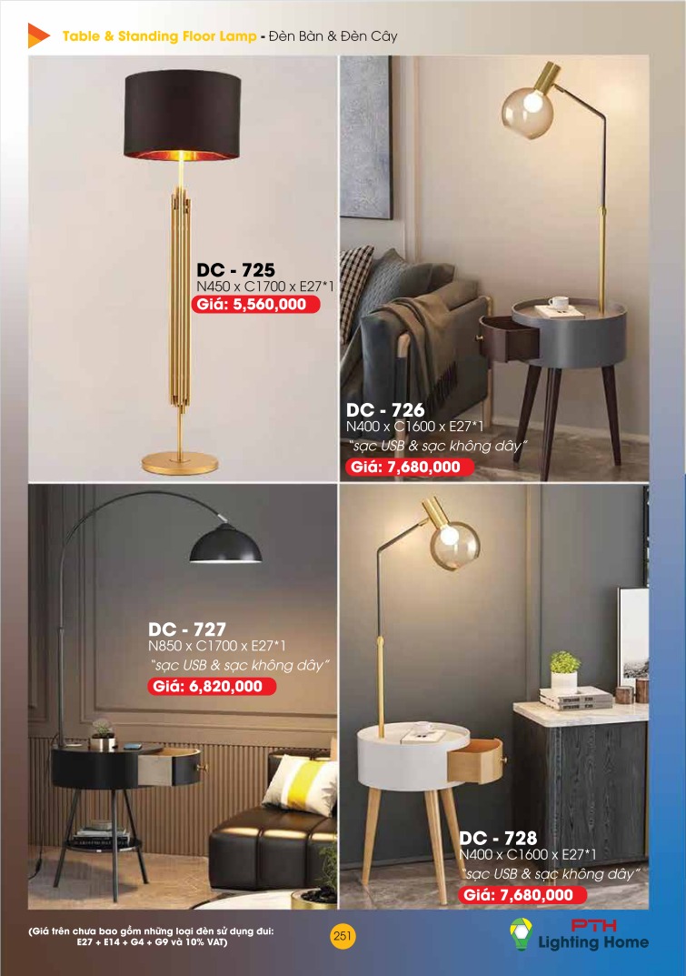 251 Đèn Bàn, Đèn Cây Lighting Home