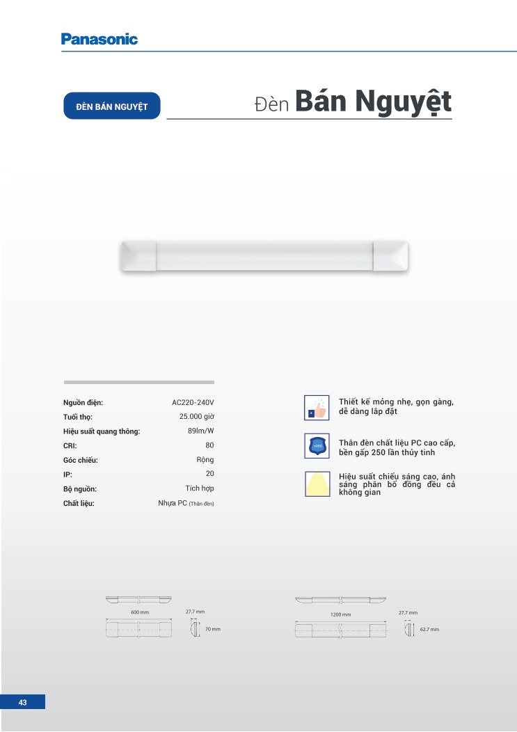 PANASONIC LIGHTING CATALOGUE 2022