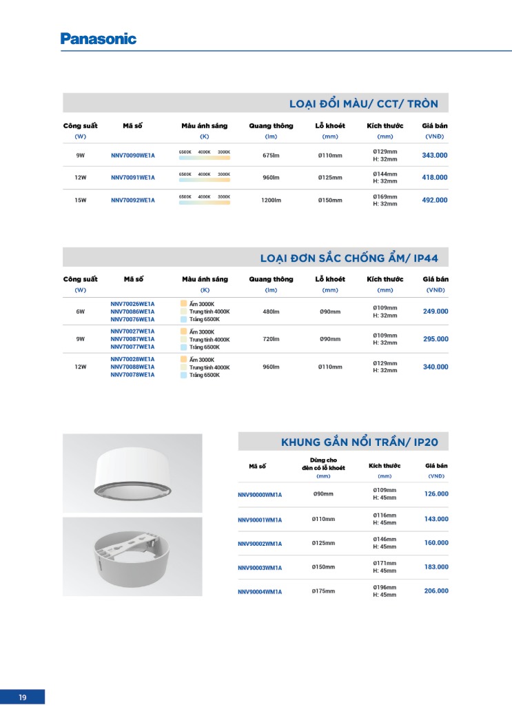 PANASONIC LIGHTING CATALOGUE 2022