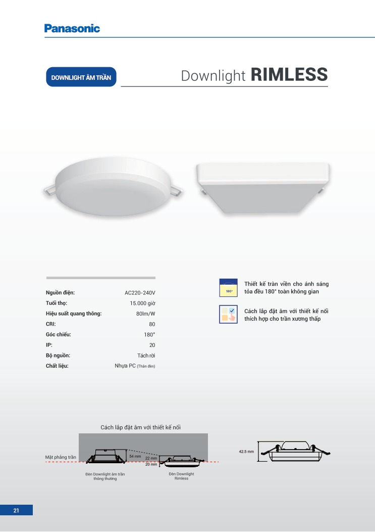 PANASONIC LIGHTING CATALOGUE 2022