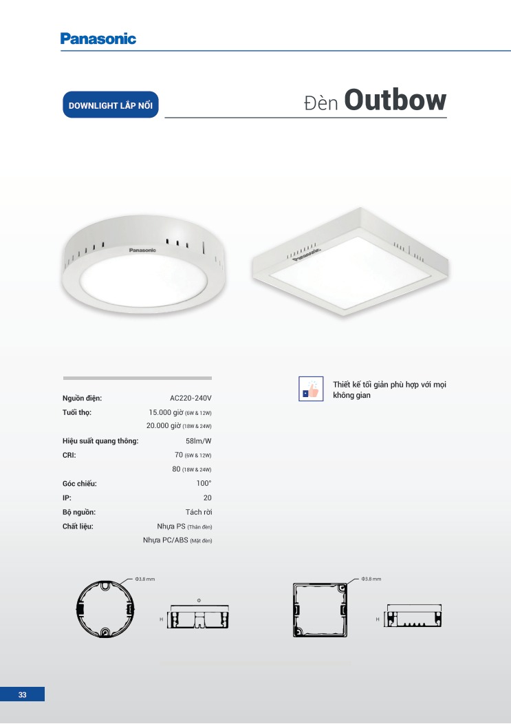 PANASONIC LIGHTING CATALOGUE 2022