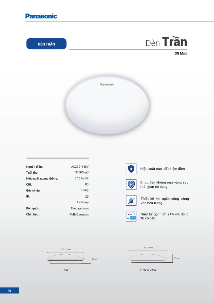 PANASONIC LIGHTING CATALOGUE 2022