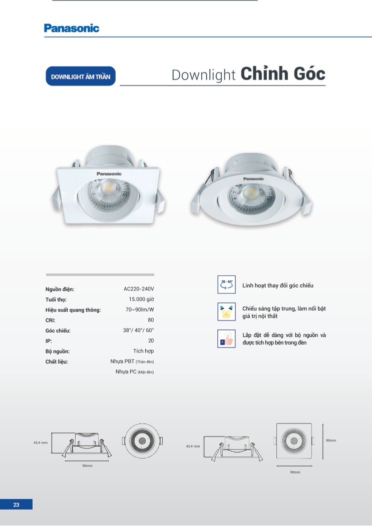 PANASONIC LIGHTING CATALOGUE 2022