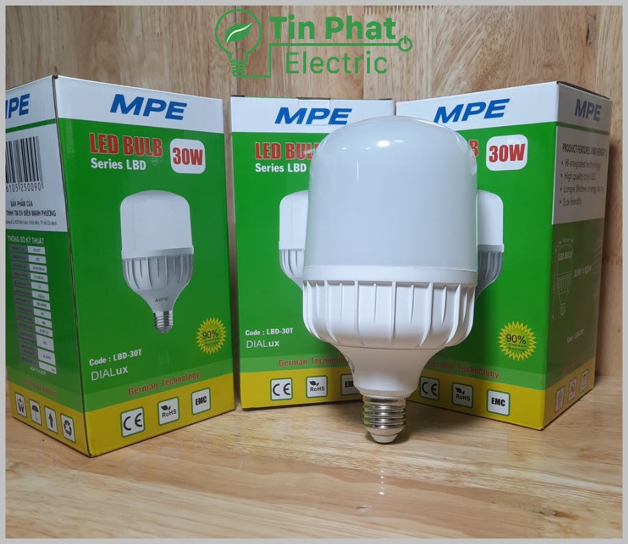 ĐÈN LED BULB 50W MPE LBD3-50