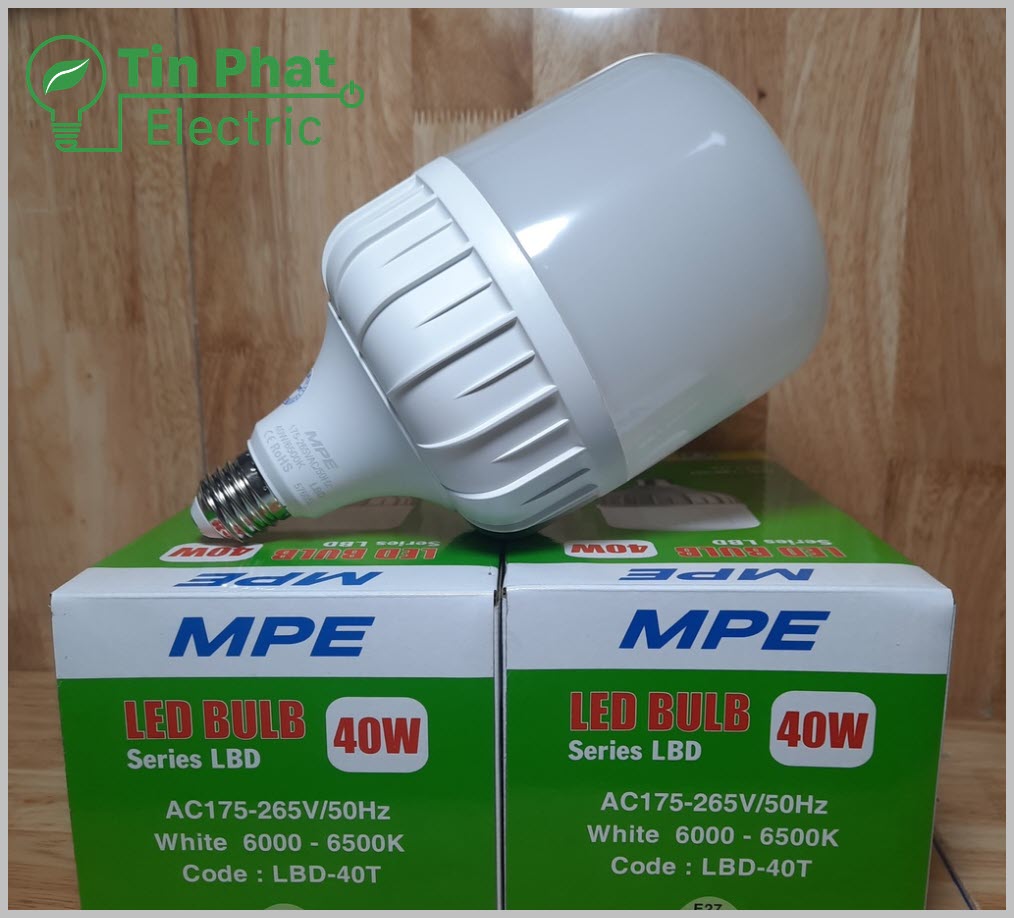 ĐÈN LED BULB 40W MPE LBD3-40