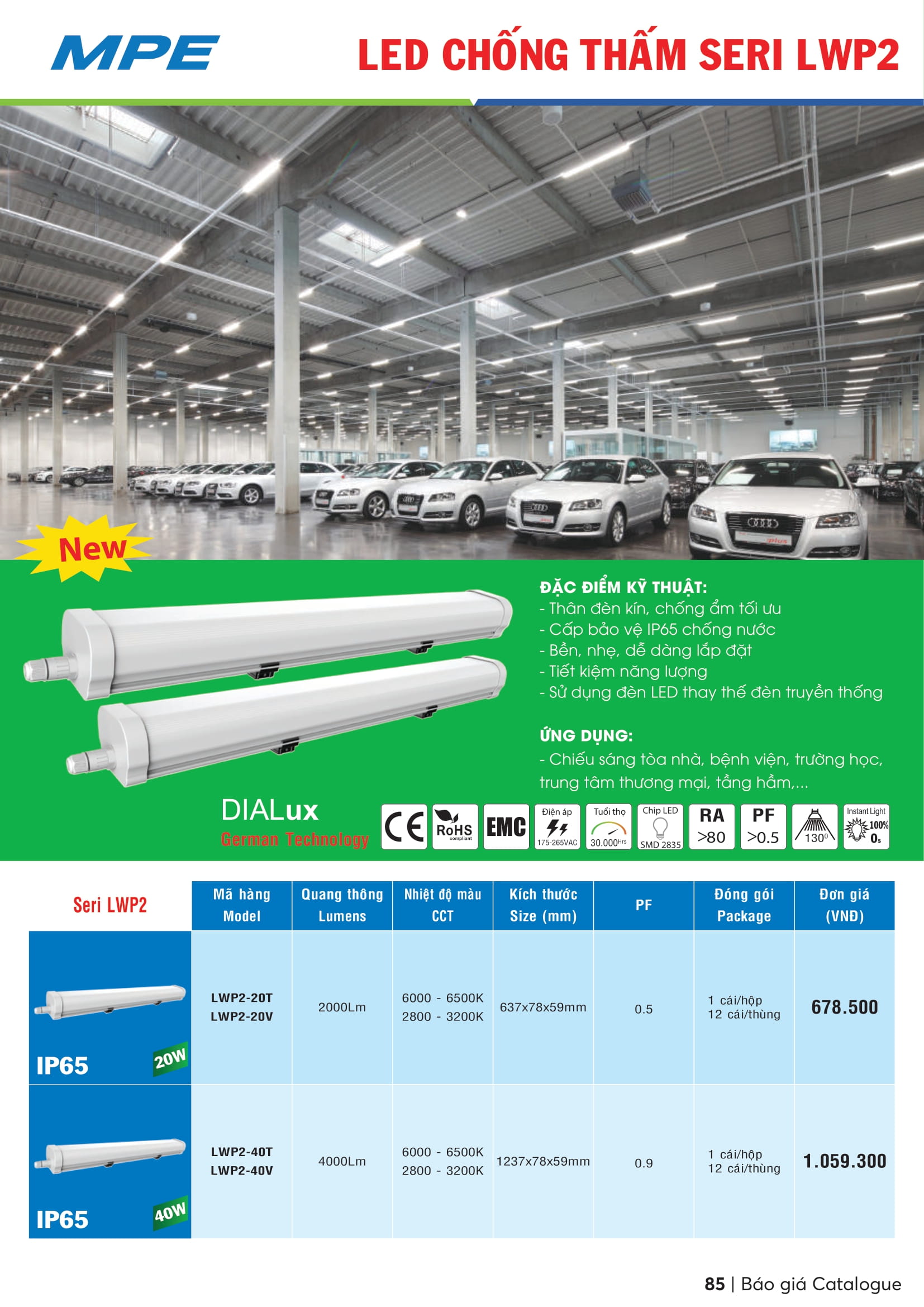 Catalogue MPE 2023-2024 ( Bảng giá Đèn Led & Thiết bị điện MPE mới nhất )