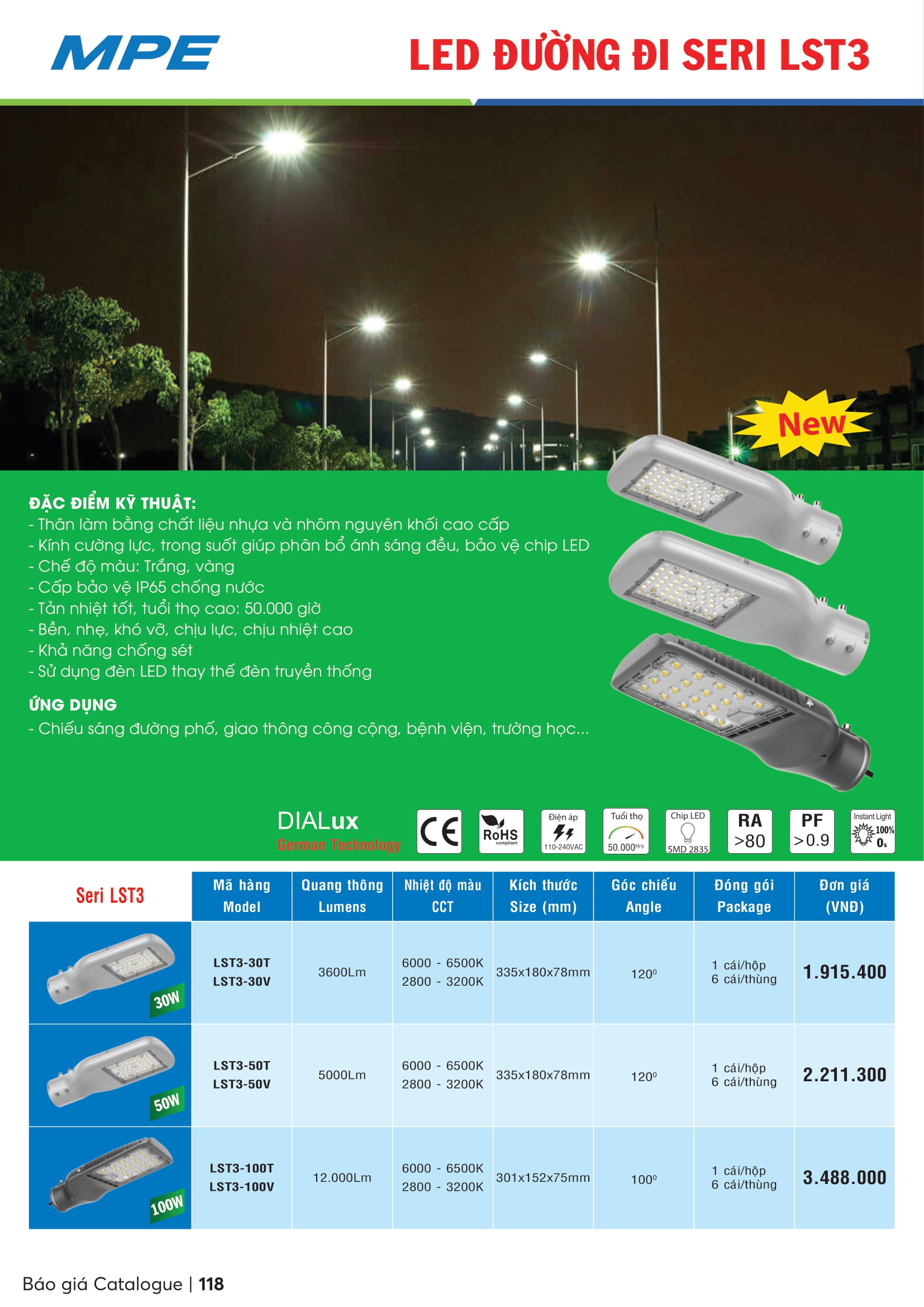 Catalogue MPE 2023-2024 ( Bảng giá Đèn Led & Thiết bị điện MPE mới nhất )