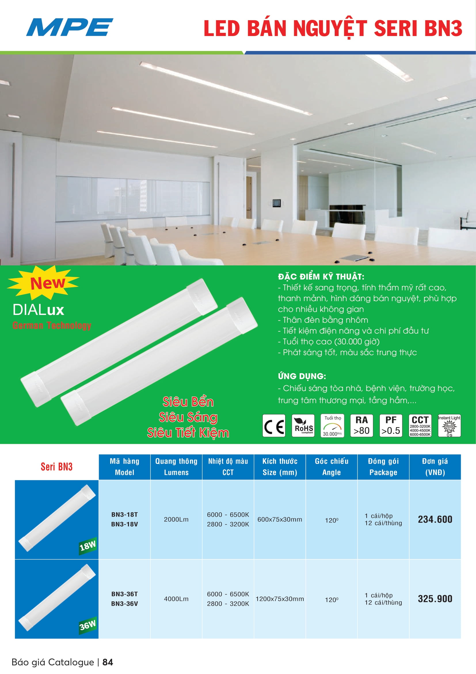 Catalogue MPE 2023-2024 ( Bảng giá Đèn Led & Thiết bị điện MPE mới nhất )