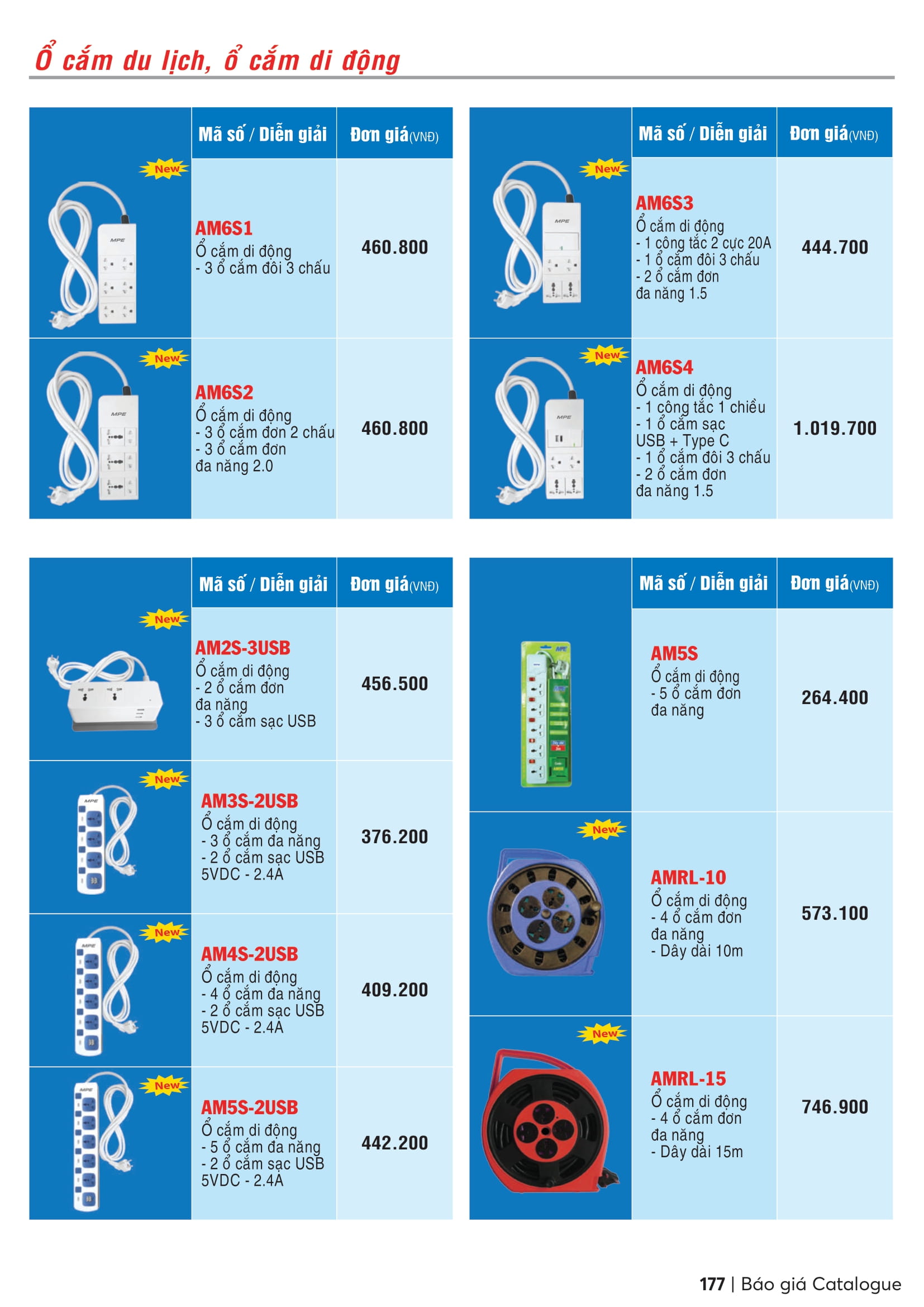 Catalogue MPE 2023-2024 ( Bảng giá Đèn Led & Thiết bị điện MPE mới nhất )