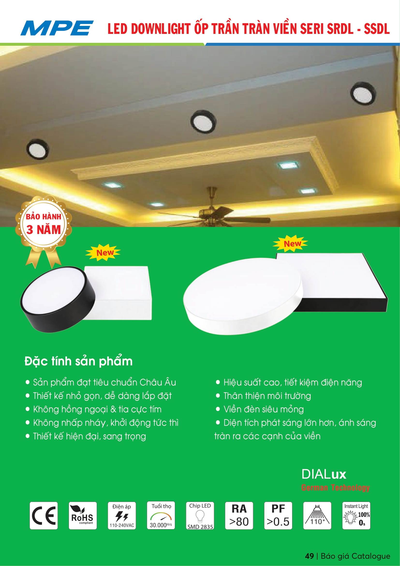 Catalogue MPE 2023-2024 ( Bảng giá Đèn Led & Thiết bị điện MPE mới nhất )